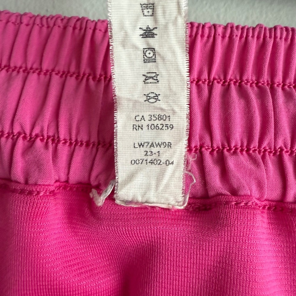 LULULEMON Dark Pink Hotty Hot Low -Rise Lined Ladies Gym Athletic Shorts, 14 - Picture 5 of 7